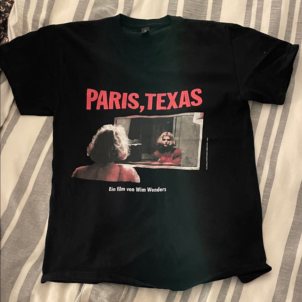 PARIS, TEXAS (1984) Black Cotton Tee